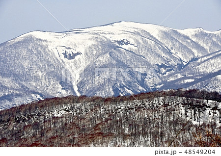 早春、泉ヶ岳から船形山連峰を望む 48549204