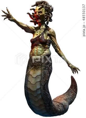Medusa 3D illustration 48550137