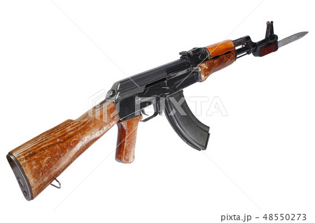 First model AK - 47 assault rifle with bayonet First model AK - 47 assault rifle with bayonet 48550273