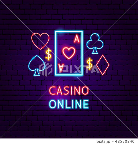 Casino Online Neon Label 48550840