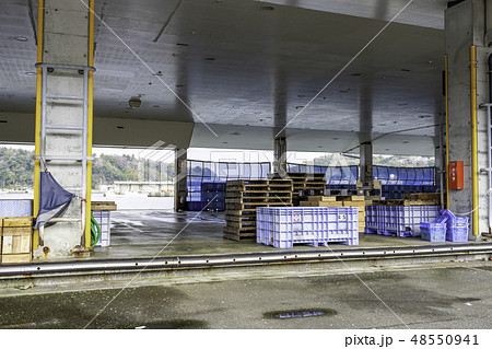 山口　萩　萩漁港　山口はぎ水産物地方卸売市場 48550941