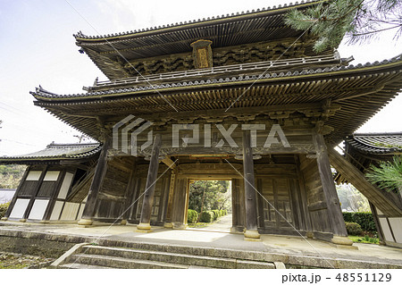 山口　萩　東光寺　三門 48551129