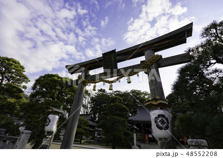 山口　萩　松陰神社　鳥居　拝殿 48552208
