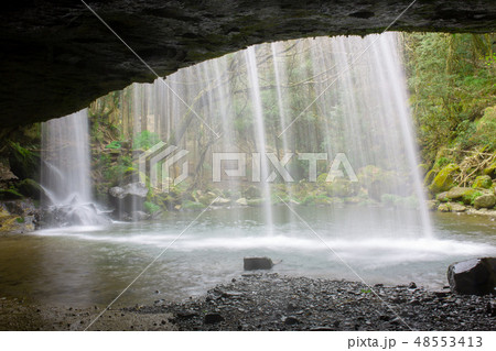 熊本県小国町の鍋ヶ滝 熊本県小国町の鍋ヶ滝 48553413