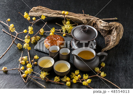 中国茶セット　Chinese tea set of beauty and health 48554013