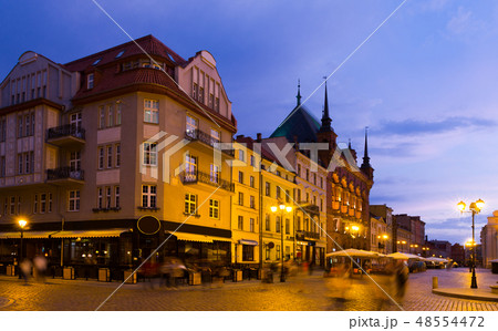 Lighted Torun streets 48554472