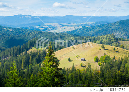 Mountain landscape in Bukovina, Romania Mountain landscape in Bukovina, Romania 48554773