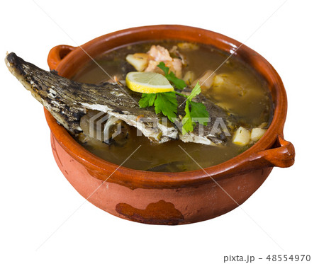 Fish broth with sturgeon Fish broth with sturgeon 48554970
