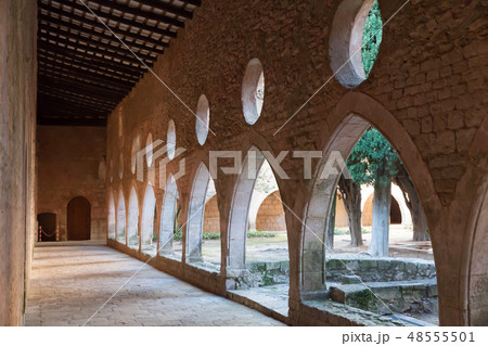 Cloister gallery of Monastery of Santa Maria de Santes Creus Cloister gallery of Monastery of Santa Maria de Santes Creus 48555501