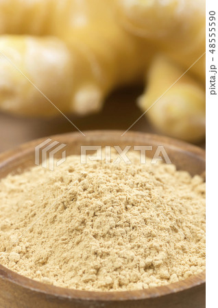 生姜粉末と生姜 生姜粉末と生姜 48555590
