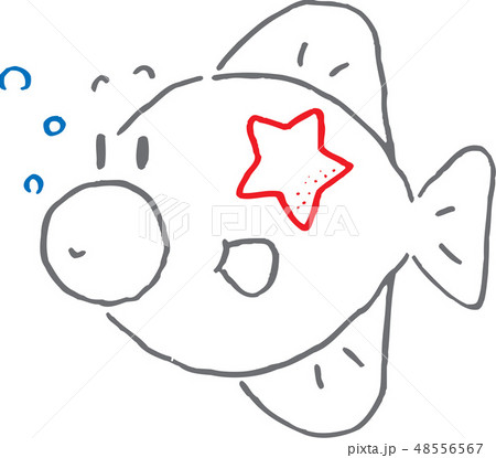 魚 魚類 フィンのイラスト素材