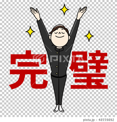 Junior high school student boys perfect 48559892