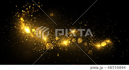 Glowing lights abstract magical background 48559894