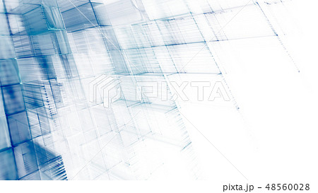 Abstract blue on white background element. 48560028