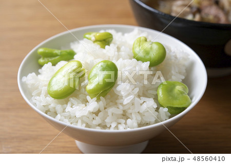 そら豆ごはん そら豆ごはん 48560410