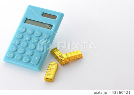 金　金塊　延べ棒 48560421