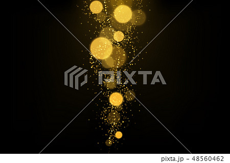 Gold bokeh lights explosion Gold bokeh lights explosion 48560462