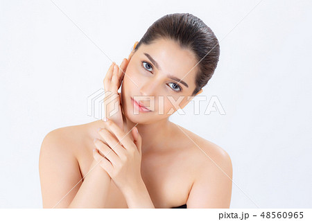 Portrait beautiful woman asian makeup of cosmetic Portrait beautiful woman asian makeup of cosmetic 48560965