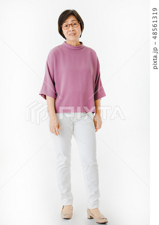 Asian woman in casual dress Asian woman in casual dress 48561319