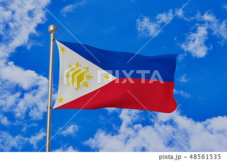 はためくフィリピンの国旗 48561535