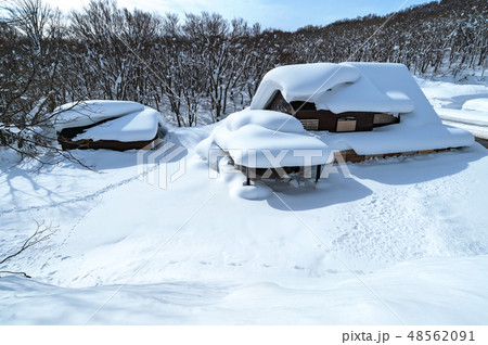 【青森市八甲田山中】2月の八甲田の風景はまだまだ深い雪の中 【青森市八甲田山中】2月の八甲田の風景はまだまだ深い雪の中 48562091