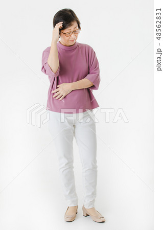 Asian woman in casual dress Asian woman in casual dress 48562831