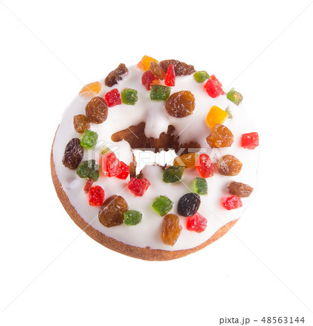 donut or donut with concept on a background. donut or donut with concept on a background. 48563144