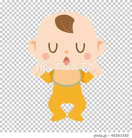 一個熟睡的嬰兒 48563380