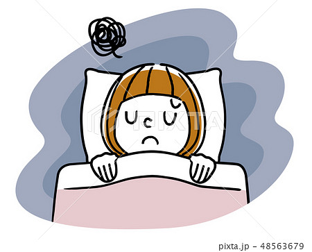 睡眠：女の子 48563679