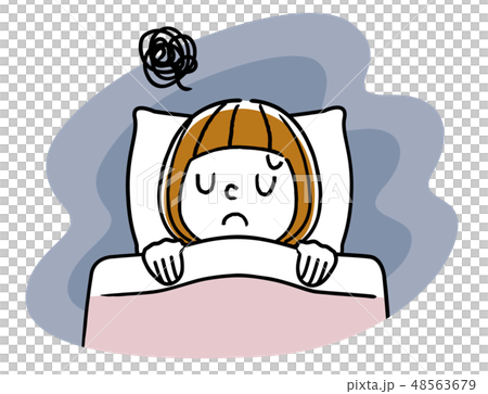 睡眠：女の子 48563679
