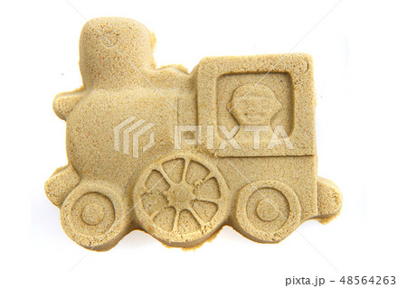 sand object train isolated sand object train isolated 48564263