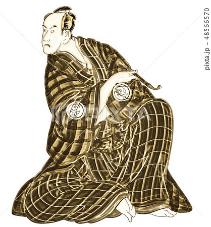 三世坂東彦三郎の帯屋長右衛門	金バージョン 三世坂東彦三郎の帯屋長右衛門	金バージョン 48566570