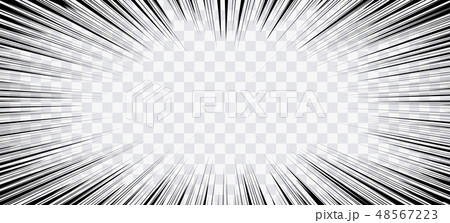 Comic book action lines. Speed lines Manga frame 48567223