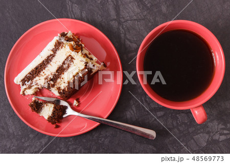 Creamy cake for different occasions and coffee 48569773