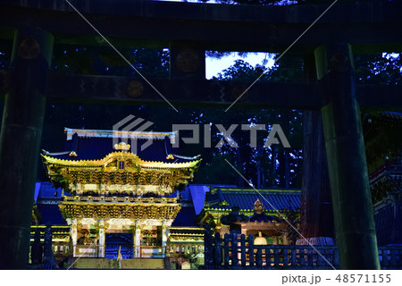 東照宮陽明門、ライトアップ 48571155