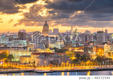 Havana, Cuba downtown skyline Havana, Cuba downtown skyline 48572594