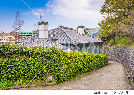 Nagasaki, Japan at historic Dutch Slope 48572596