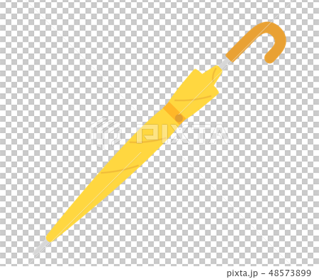 黄色い傘のイラスト 48573899
