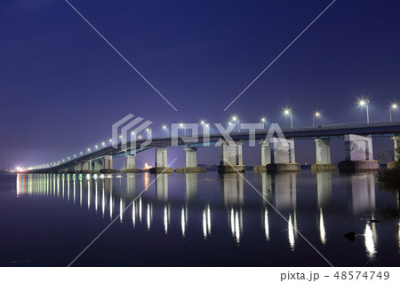 琵琶湖大橋の夜景 48574749