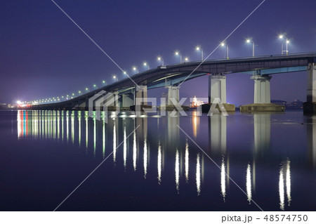 琵琶湖大橋の夜景 48574750