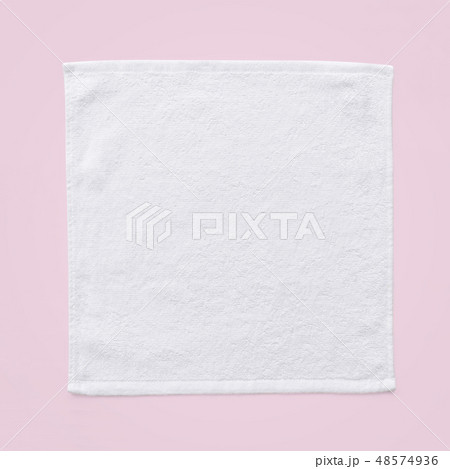White cotton towel mock up template square size White cotton towel mock up template square size 48574936
