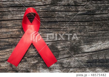 Aids red ribbon World aids day national HIV/AIDS 48575482
