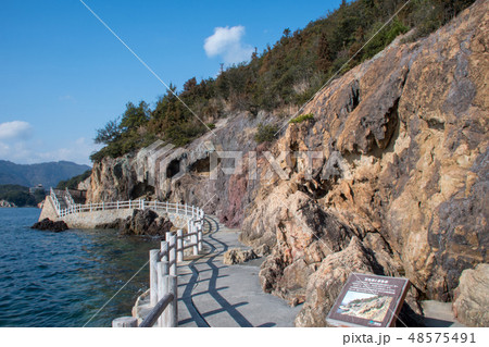 仙酔島遊歩道 五色岩 仙酔島遊歩道 五色岩 48575491