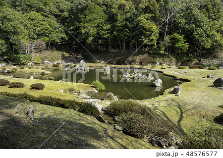 山口　常栄寺　雪舟庭　池泉廻遊式庭園 48576577