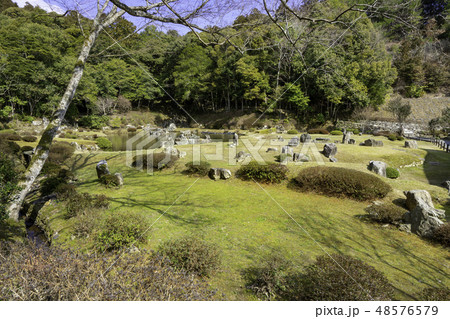 山口　常栄寺　雪舟庭　池泉廻遊式庭園 48576579