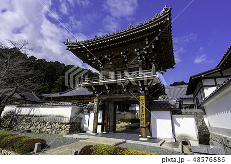 山口　常栄寺　雪舟庭　鐘楼門 48576886