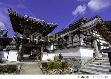山口　常栄寺　雪舟庭　鐘楼門　庫裏 48576946