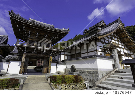 山口　常栄寺　雪舟庭　鐘楼門　庫裏 48576947