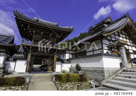 山口　常栄寺　雪舟庭　鐘楼門　庫裏 48576948