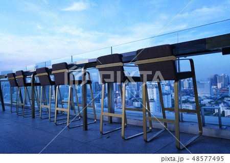 City view from Rooftop（屋上、レストランからの都市の眺め） 48577495